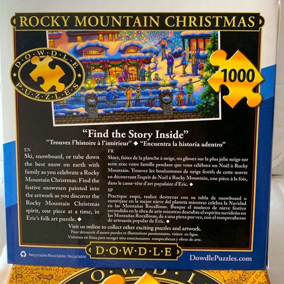 DOWDLE Rocky Mountain Christmas 🎄 Puzzle - Picture 3 of 8